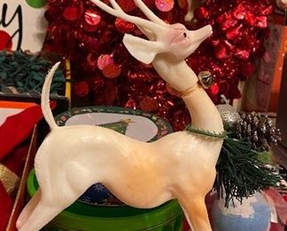 Larger Made in Hong Kong Christmas Reindeer 
