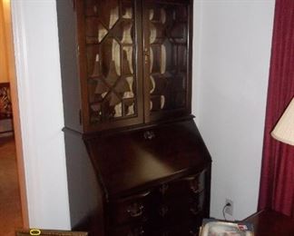 Beautiful secretary/bookcase made by Jasper cabinets