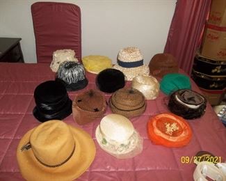 vintage ladies hats