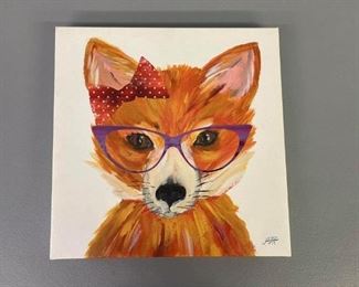 Painting fox Julie DeRice