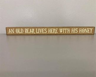 Novelty sign cottage/primitive decor