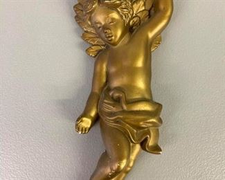 Chalk ware cherub