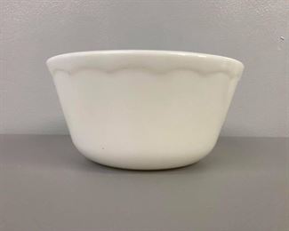 Milk glass bowl