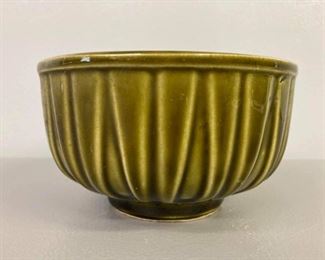 Mid century green planter