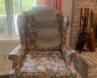 Wingback Chair that matches Loveseat and Couch