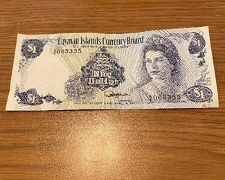 Cayman island 1974 dollar