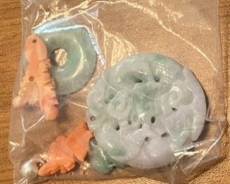 Jade pendants 