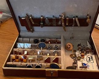 Tie tacks, cuff links