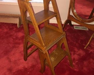 Folding/flipping chair and step ladder!