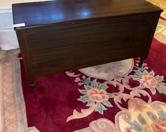 This cedar chest is in perfect condition and doesn’t need anything done to it. You better not wait on this one because it will not last long.  Oh and this rug is HUGE and one of several in the house.