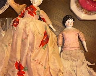 More dolls but also not creepy. These Victorian dolls could use some love, so handle gently. If only they could talk.