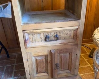 This is actually a TV stand. The top actually swivels.