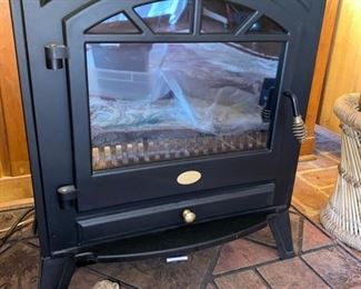 So you say you don’t have a fireplace? Well this will fill the bill and you don’t have to worry about killing trees to get warm.