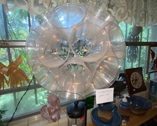 These Dixie cup light fixtures were all the rage at one time. 