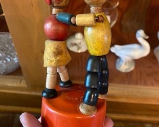 Who remembers these collapsing figures? This one actually dances! 