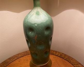 This vintage lamp has dimples and it so pretty!