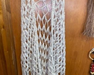 You can rock out with this 1970’s crochet vest. Add it to your Halloween costume and you could be Cher.