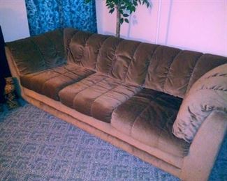 Velour Couch