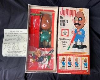Mr. Potato Head on a pogo stick, does it get any better?