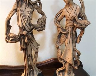 Male and Female figurines
