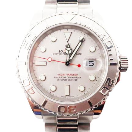 ROLEX Yachtmaster Platinum & Stainless 35mm Recently Serviced
