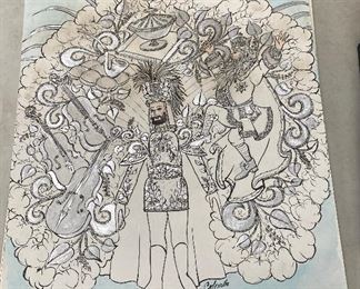 https://www.ebay.com/itm/124857787085	HC5005: Original Art Colombo - Caesar Duke's Costume Sketch New Orleans Mardi Gr	BIN
