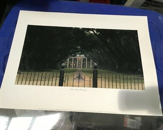 https://www.ebay.com/itm/124368348600	LAR0048 Oak Alley Plantation by Johnathan Sharpe Print ( 24" L X 18.25" H)	BIN
