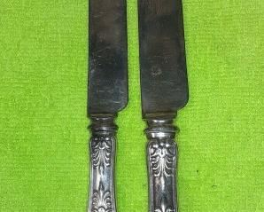 https://www.ebay.com/itm/114895585470	ME3095 USED LOT OF TWO TIFFANY & CO. STERLING SILVER KNIVES KING PATTERN	Offer
