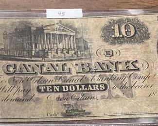 https://www.ebay.com/itm/115006736333	LRM8304 - 10 Dollar Canal Bank New Orleans Bank Note	Auction

