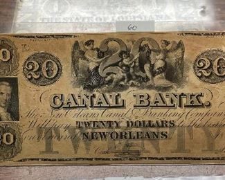 https://www.ebay.com/itm/124917796126	LRM8313 - 20 Dollar Canal Bank New Orleans Bank Note	Auction
