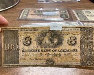https://www.ebay.com/itm/124917824276	LRM8318 - 100 Cents Piastres Citizen's Bank of Lousiana Bank Note - New Orleans	Auction
