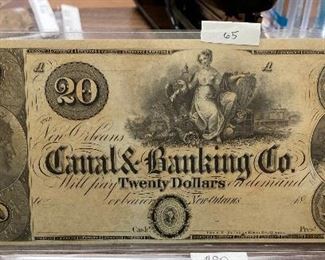 https://www.ebay.com/itm/115008398252	LRM8320 - Canal & Banking Co Note New Orleans 20 Dollars	Auction
