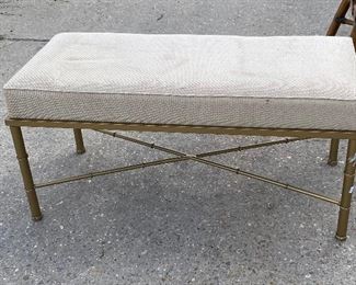 https://www.ebay.com/itm/115006594217	PE7037 - Bed End Bench  / Sittee Upholstery and Metal Local Pickup 	Auction
