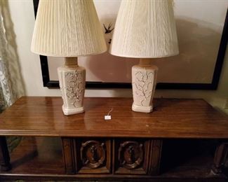 Table And Lamps