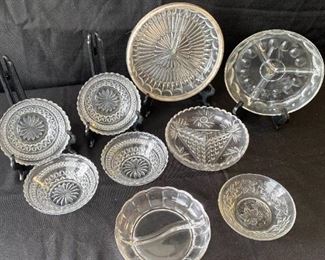 Cut Glass Dishes and Bowls