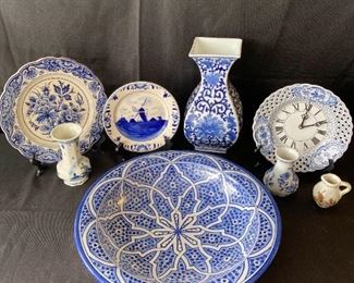 Decorative Blue Ceramics