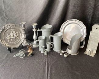 Pewter and Tin Lot