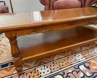 A close look at the coffee table