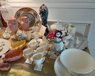 More vintage Lenox, even the angel, Santa and snowman are Lenox