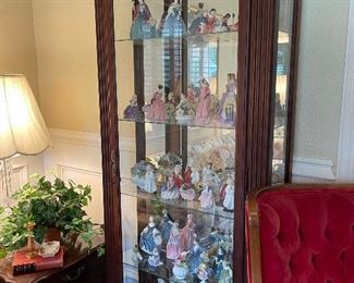 The second Howard Miller lighted collectors cabinet