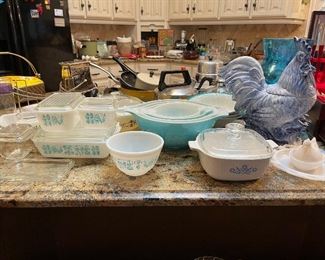 Vintage Pyrex and Corning ware