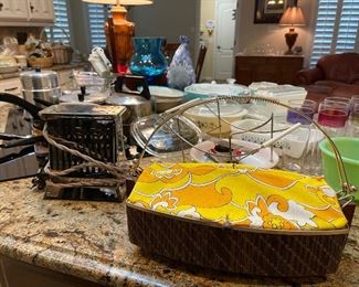 Vintage toaster and bread warmer