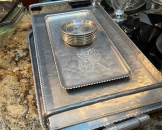 Vintage Aluminum trays