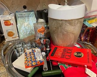 Vintage bar ware, egg poachers