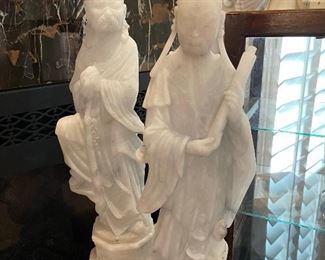 Wonderful marble Asian statuary