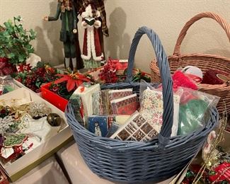 Lots of cards, tags, ribbons, bows