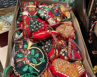 Hand made cloth ornaments