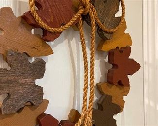 Wood wreath