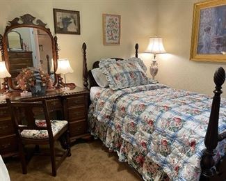 Looking into the twin bedroom