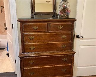 Vintage tall boy, lots of storage